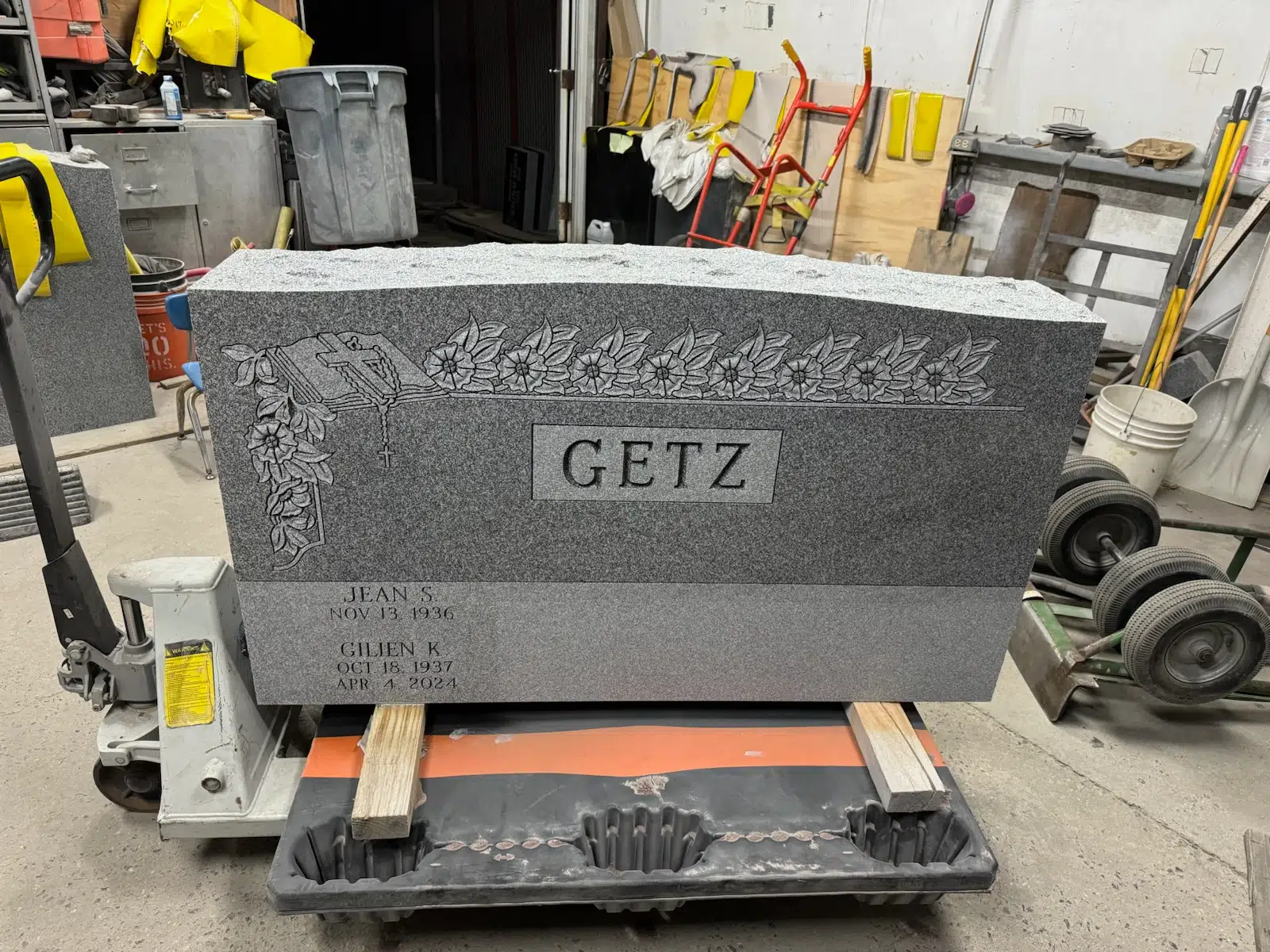 Granite Headstone Pricing hand-carved by Granite Price Guide in NJ — image 5