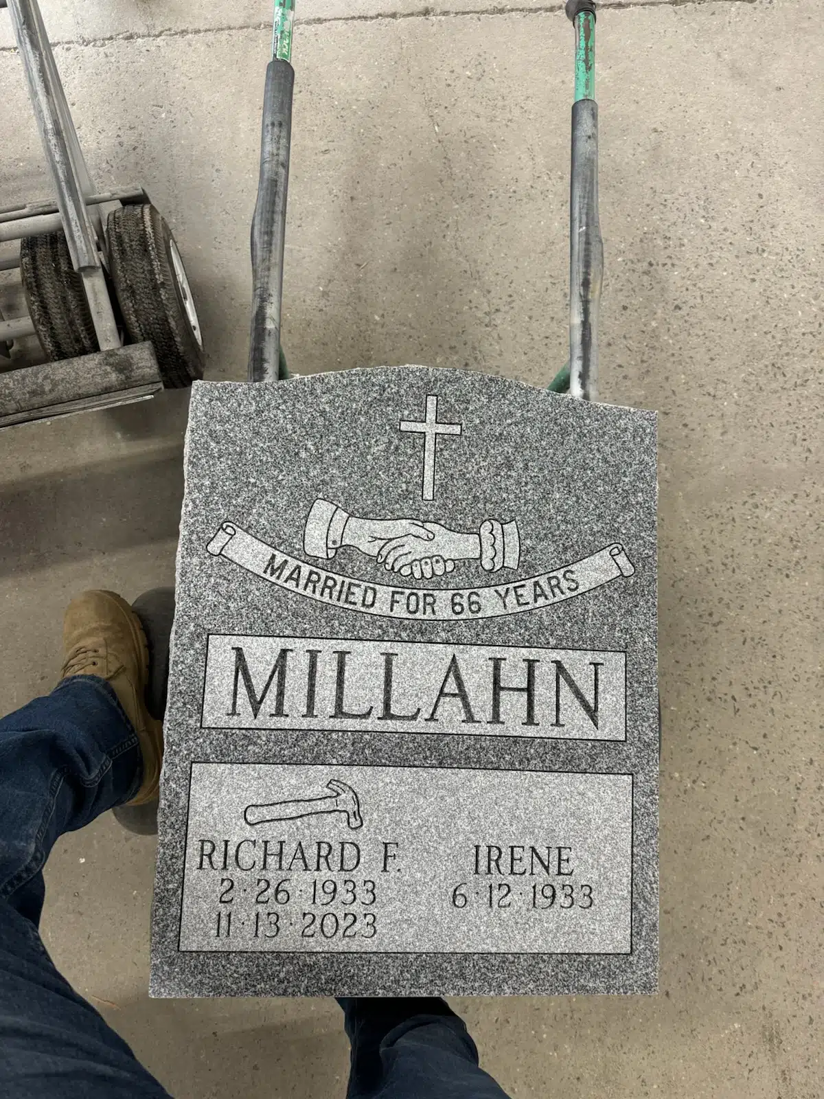 Granite Headstone Pricing hand-carved by Granite Price Guide in NJ — image 2