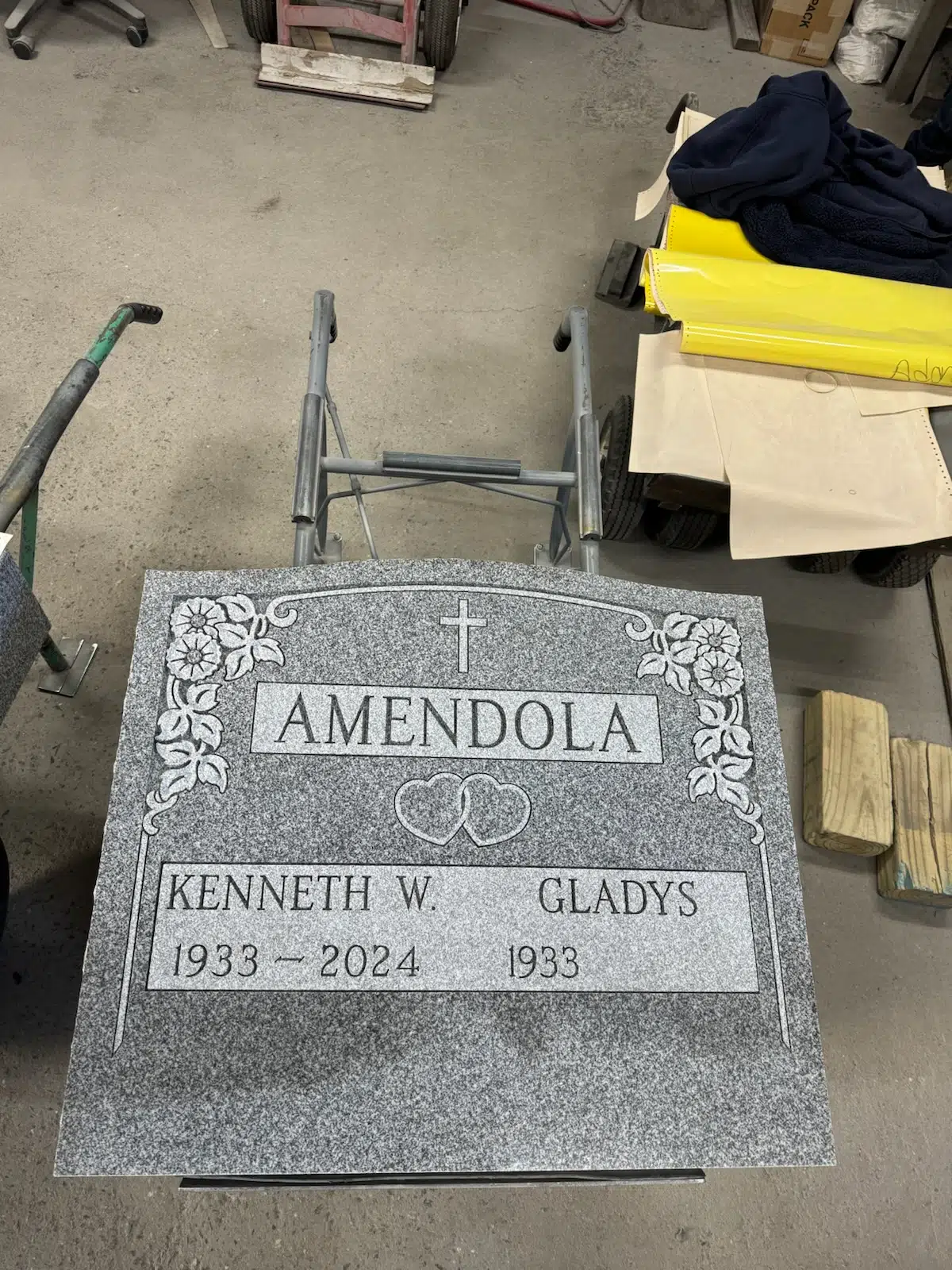 Granite Headstone Pricing hand-carved by Granite Price Guide in NJ — image 2